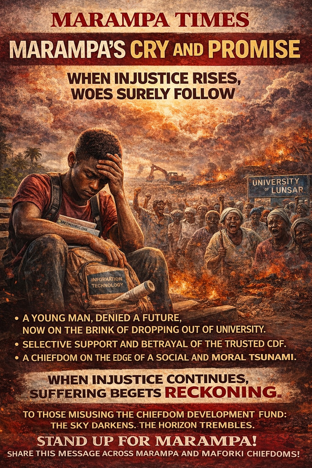  MARAMPA’S CRY AND PROMISE