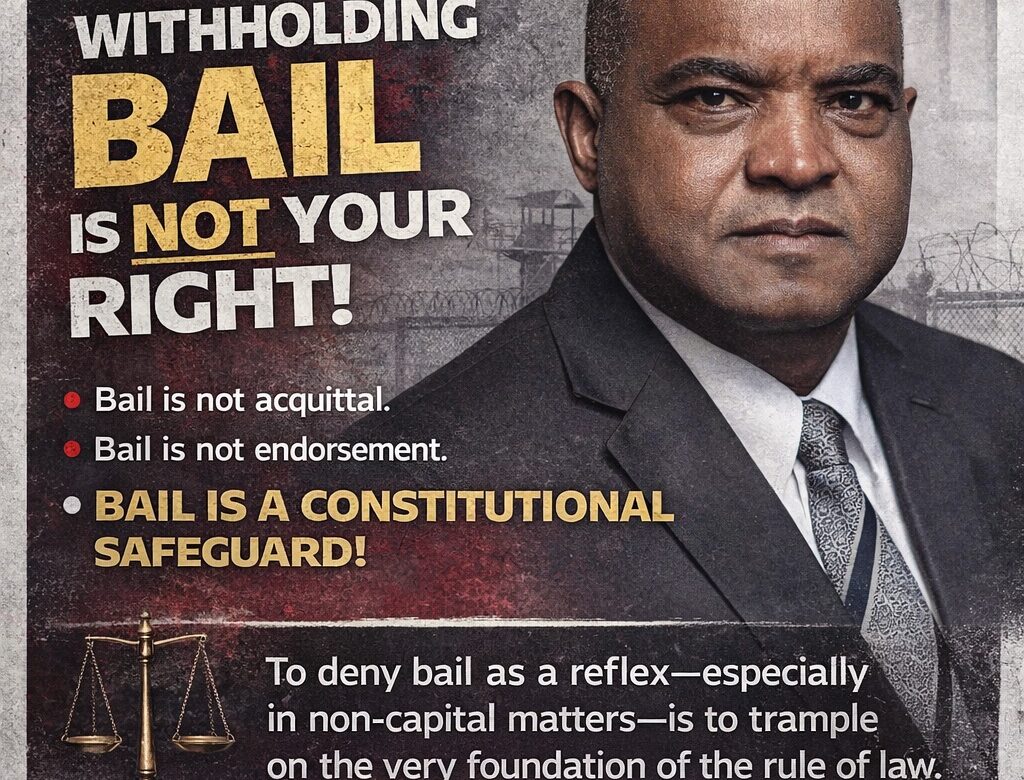 BAIL IS A CONSTITUTIONAL SAFEGUARD