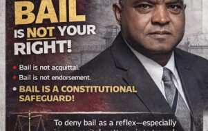 BAIL IS A CONSTITUTIONAL SAFEGUARD